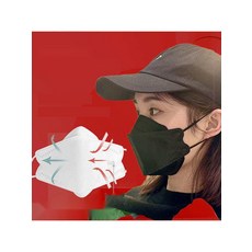 숨쉬기 편한 3D 입체 마스크 KN95 새부리형 일회용 화이트, 12. 10개입 화이트10개, 4중 보호필터