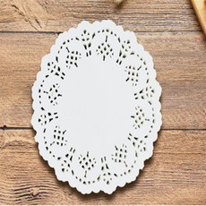 까치스 꽃 원형 도일리 페이퍼 종이충전재