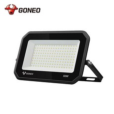고네오 LED 투광등 50W 블랙바디 전구색/노란색, 1개