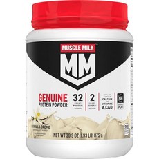 Muscle Milk 머슬밀크 제뉴인 단백질 바닐라 크림 875g, 1개