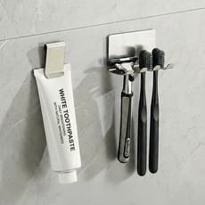 모브드 스텐 304 무타공 칫솔꽂이 세트, 2인용, 1개