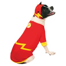 Rubies Costume DC Heroes and Villains Collection Pet Costume-Flash, 중형(1팩), 1