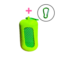 더기브미 스포츠 쿨타올 냉감 타월 휴대용 헬스 운동 등산, 그린, 1개