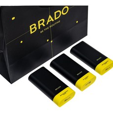 브라도 3개 남성 선크림 썬크림 톤업 러닝 골프 등산운동 남자 선스틱 23g(SPF50+)