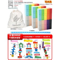 도미노 1000조각 대회 블록 교육 노인 활동 단체 집중력 퍼즐, 플라스틱 대형 300개+코더 2개+앨범 360종
