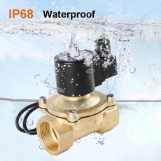 1/2 인치3/4인치 2인치 수중 380V IP68 용 평상시 닫힘 솔레노이드 밸브, 01 NBR Seal, 01 380VAC, 02 3/8인치