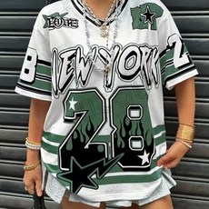 하키복 유니폼 반티 져지 아이스하키 반팔티 체육대회 수학여행, 화이트