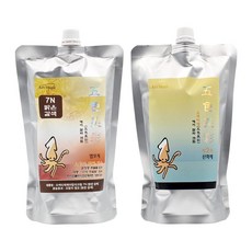 서울 아트매직 오색미채 헤어 칼라 크림 1 2제각 500g, 7N 밝은갈색, 1개