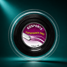 EZSPORTS TOPSPINNER PRO 網球線, 黑色, 1個