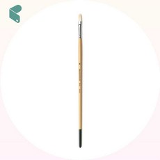 유화 붓 804 6호 평붓 12개입 전문가용 아크릴 채색 도구 납작 붓 세트 커머스픽201