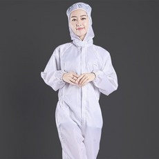 선별작업 방진복 오토바이 우비 레인 슈트 올인원 방수 작업복 배달비옷, 3. 화이트