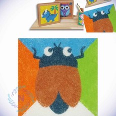 데코샌드 액자만들기 매미 컬러모래 칼라모래