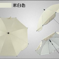 嬰兒車遮陽傘, 米白, 1個