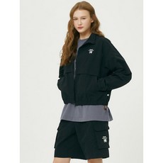 코닥 KODAK 에센셜 빅로고 우븐 자켓 우먼 BLACK 240599