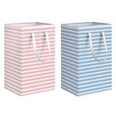 CULT 빨래바구니 1+1 접이식 대용량, CUL5.빨래바구니 블루1개+핑크1개