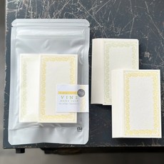 莫莫日貨 大枝活版室 活版印刷名片卡 銀荊淺綠限定色 日本進口, 1個