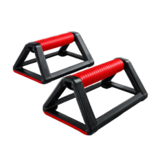 에이든 논슬립 팔굽혀펴기 푸쉬업바 2p, 레드블랙, H형