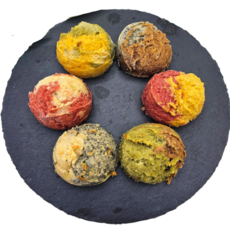 강아지수제간식 강아지간식 수제쿠키 개별포장 멍스쿱쿠키 국산, 1g, 1개, 단호박+시금치