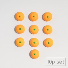 84x84 상큼한 귤 냉장고 현관문 자석 마그네틱, 상큼한귤10p