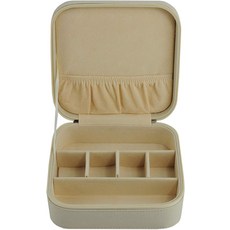 타이밍바이 베이지 사피아노 3칸 선글라스 케이스 주얼리 박스 여행용 수납 정리함 포켓 홀더 안경 반지 귀걸이 목걸이 액세서리 포함