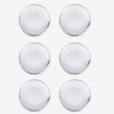 아바스 실리콘 문콕방지 보호패드 소음방지 충격완화 도어쿠션, 6개, 투명