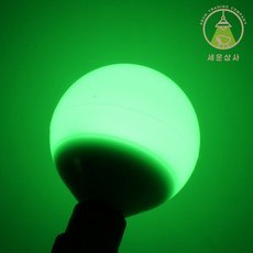 세운상사 컬러전구 볼구 led12w 녹색 / e26소켓 / 파티라이트 크리스마스조명, 1개