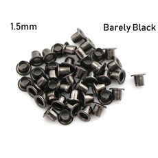 장식용 호환용품 인형옷 DIY 인형 벨트 버클용 미니 아일렛 금속 스냅 신발 의류 재봉 액세서리 1.5mm 2, 한개옵션1, 02 1.5mm barely black