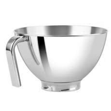 주방 보조 믹싱용 2.8L(3쿼트) 스테인리스 그릇 키친에이드 믹서 4.5/5QT와 호환되는 스틸 KitchenAid Artisan Mini 3.5QT와 호환되지 않음, 주방 보조 믹싱용 2.8L(3쿼트) 스테인리스 그릇,