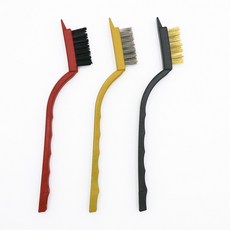 쇠 철 와이어 미니 소형 브러쉬3종 석쇠 불판 고기 화로 그릴 청소, 1개