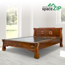 스페이스집 돌침대 1616 2인용 흙침대 황토 온열 온돌 황토볼 퀸 Q, 숯장판