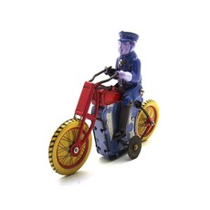 Zhijing 골동품 스타일 reminiscence 금속 오토바이 바람 위로 오토바이를 타는 남자(Blue), 1개, 푸른