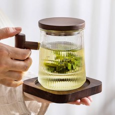 티소담 티 메이커 무선 티팟, 1개, 400ml, 투명