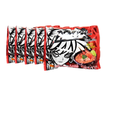 태국라면 와이와이 똠양문꿍 매콤한맛 WAIWAI TOMYUM MUNGOONG Thaifood Mart 60g, 5개
