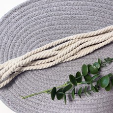 CRB 002 탐나요 순면 가방 끈 로프 손잡이 파우치, 1개, 6mm