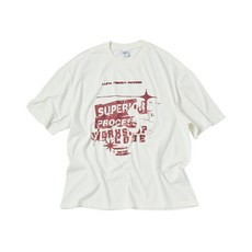 TRAVEL 수페리어 피그먼트 반팔티 크림 102812