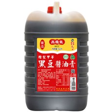 高慶泉 精製甲等黑豆醬油膏 5L (黑豆醬油、台灣釀造、公司直售), 1個