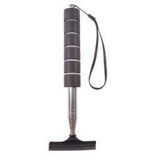 자동차 백미러 텔레스코픽 와이퍼 스테인레스 스틸 방수 청소 브러시 자동 다기능 용품, Bla