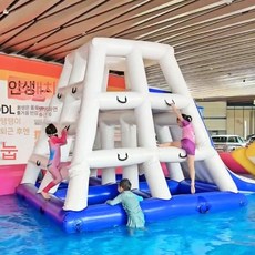 풍선 놀이기구 실내 펜션 풀빌라 키즈카페 놀이공원 장비 어린이용 트램펄린, 27 3x3x2m 피라미드