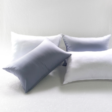 네모라인 국내생산 엠보극세사 베개솜 2개+베개커버 2개, 그레이+엠보극세사 베개솜, 2개