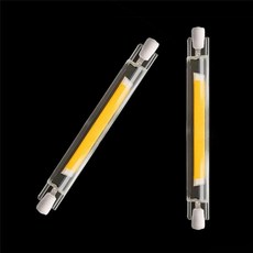 R7S LED 램프 COB 유리 튜브 AC220V 78MM 8W 13W 할로겐 전구 교체 Lamparda 스포트 라이트, 03 차가운 흰색, 07 15W 118MM