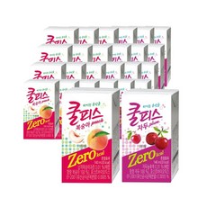 쿨피스 제로 테트라 140ml 48입 (복숭아＋자두), 48개