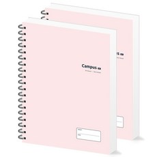 페이퍼릿 캠퍼스 하드커버 노트 100g, 100매, 2개, 핑크