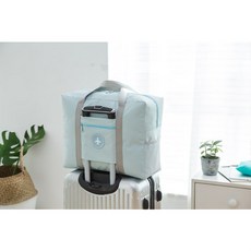 加厚防水行李袋 旅遊可插掛行李箱手提收納袋 超大容量折疊式行李包袋 拉桿包 登機 防水耐用