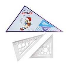 금성 삼각자 모양자 18cm 자, 단품, 단품