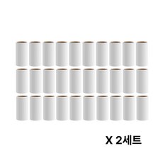 초강력 사선 컷팅 돌돌이 테이프 크리너 리필, 60개