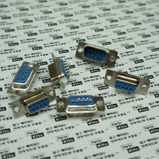 [파츠키츠] DB9 9핀 시리얼 통신 커넥터 RS232 D-SUB RGB, Male [수]