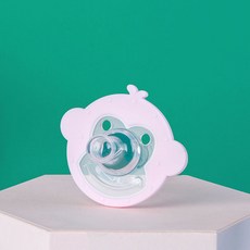 DFMEI 安撫奶嘴 全矽膠一體成型設計, 1個, 如圖