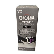 하이뮨 프로틴 밸런스 음료 흑임자, 190ml, 4개
