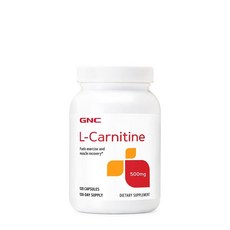 지앤씨 L-카르니틴 500mg GNC L-Carnitine, 1개, 120정