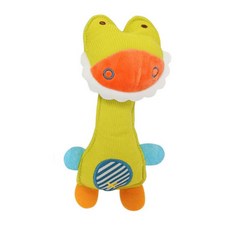 Happy Monkey 安撫固齒搖鈴 嬰幼兒陪伴玩偶, 1個, 小鱷魚-手晃風鈴嗶嗶器